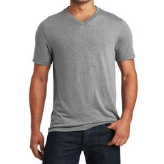Mens Perfect Tri V-Neck Tee - Grey Frost - Front