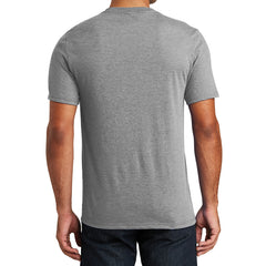 Mens Perfect Tri V-Neck Tee - Grey Frost - Back