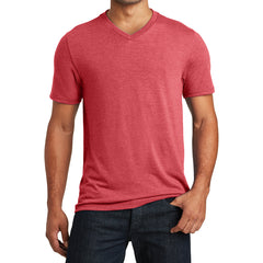 Mens Perfect Tri V-Neck Tee - Red Frost - Front