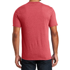 Mens Perfect Tri V-Neck Tee - Red Frost - Back