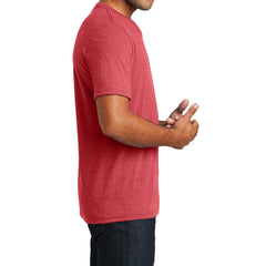 Mens Perfect Tri V-Neck Tee - Red Frost - Side