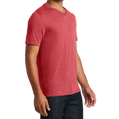 Mens Perfect Tri V-Neck Tee - Red Frost - Side