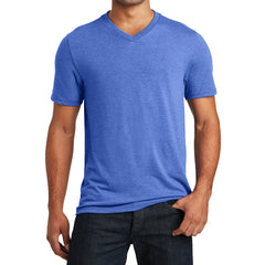 Mens Perfect Tri V-Neck Tee - Royal Frost - Front