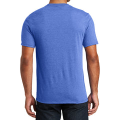 Mens Perfect Tri V-Neck Tee - Royal Frost - Back