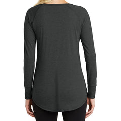 Women's Perfect Tri Long Sleeve Tunic - Black Frost