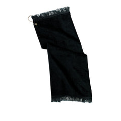 Grommeted Hand Towel Black