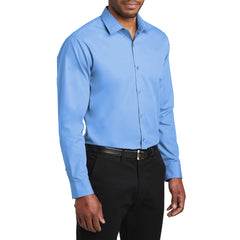 Men's  Slim Fit Long Sleeve Carefree Poplin Shirt