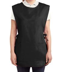 Easy Care Cobbler Apron with Stain Release - Black
