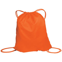 Cinch Pack Drawstring Backpack- Bright Orange