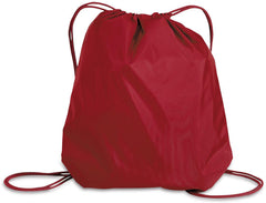 Cinch Pack Drawstring Backpack- Red