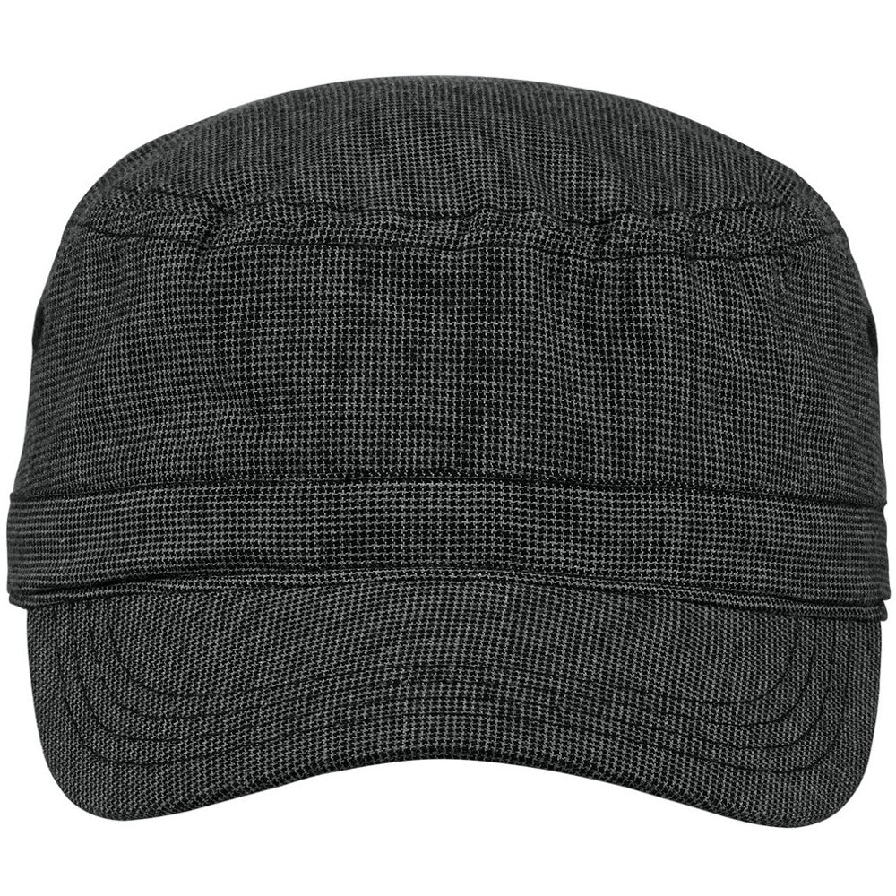 Men's Houndstooth Military Hat