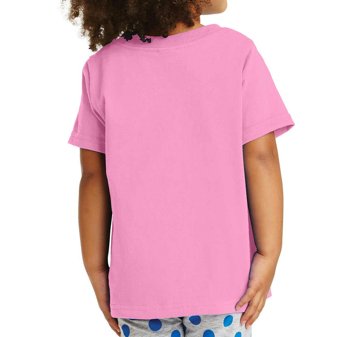 Toddler Core Cotton Tee - Candy Pink