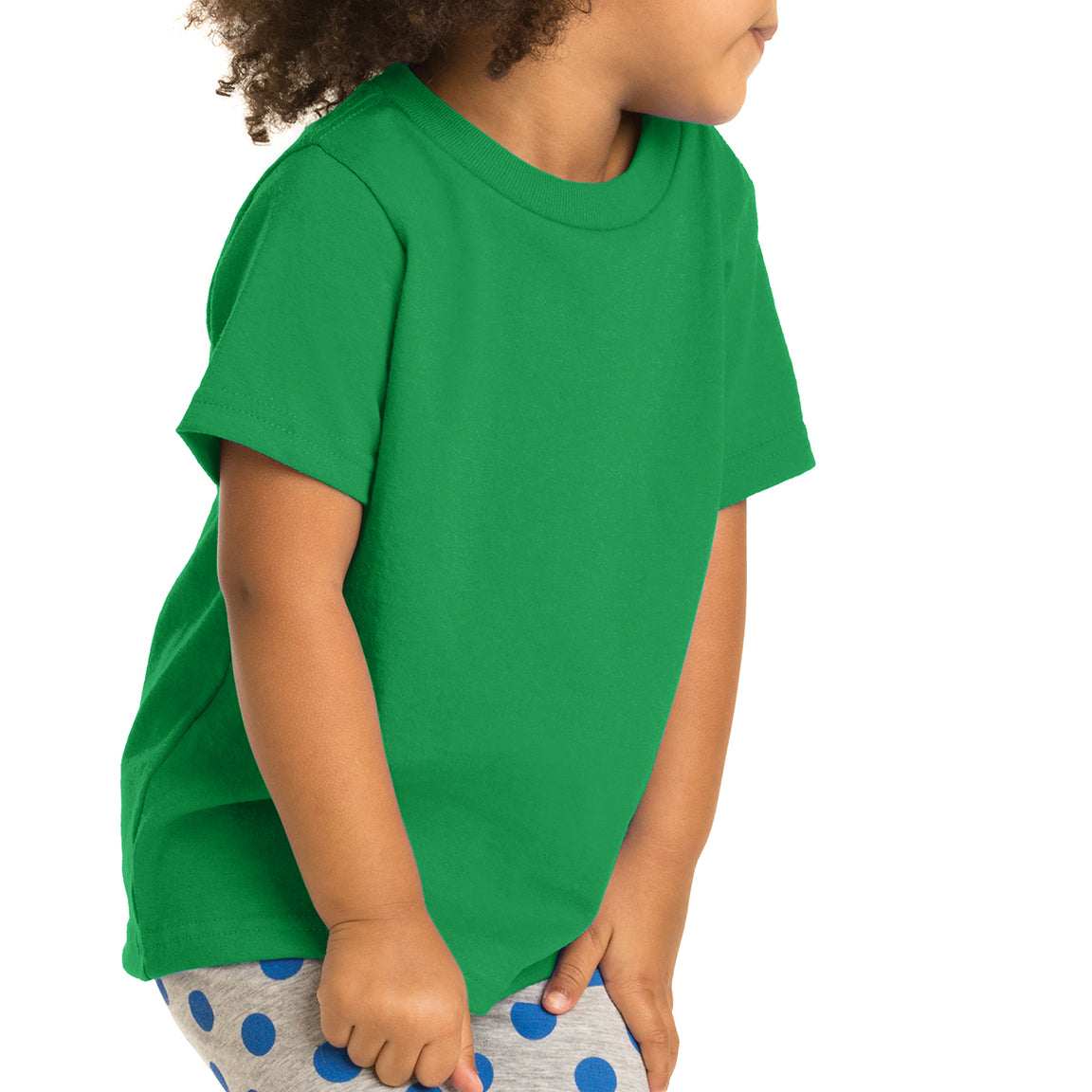 Toddler Core Cotton Tee - Clover Green