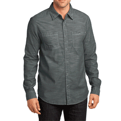 Men's Long Sleeve Washed Woven Shirt
