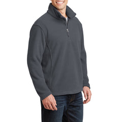 Men's Long Sleeve Value Fleece 1/4-Zip Pullover Iron Grey