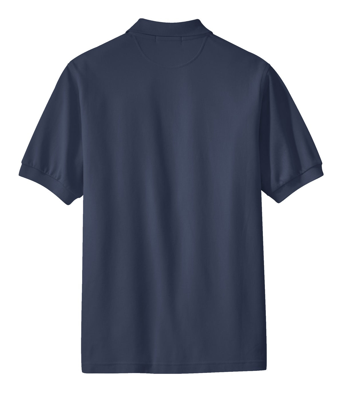 Mafoose Men's 100% Pima Cotton Polo Shirt Navy-Back