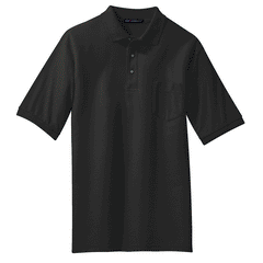 Men's Silk Touch Polo with Pocket Shirt