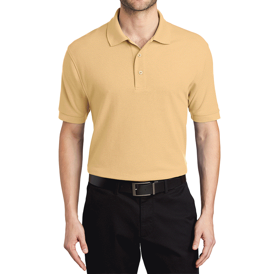 Men's Silk Touch Polo with Pocket Shirt