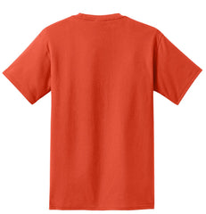 Men's Essential T Shirt with Pocket Orange
