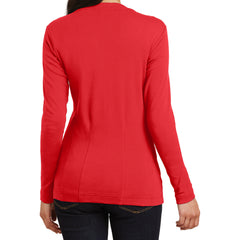 Mafoose Women's Stretch Cotton Cardigan Scarlet Red-Back