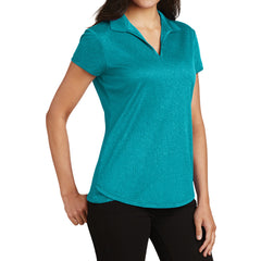 Ladies Trace Heather Polo T-Shirt