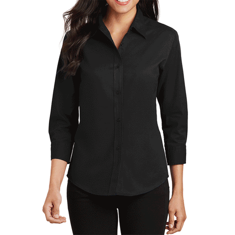 Women's 3/4-Sleeve Traditional Easy Care Shirt