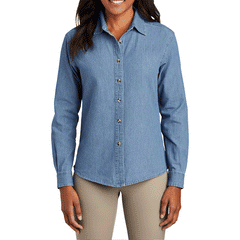 Women's Long Sleeve Value Denim Shirt