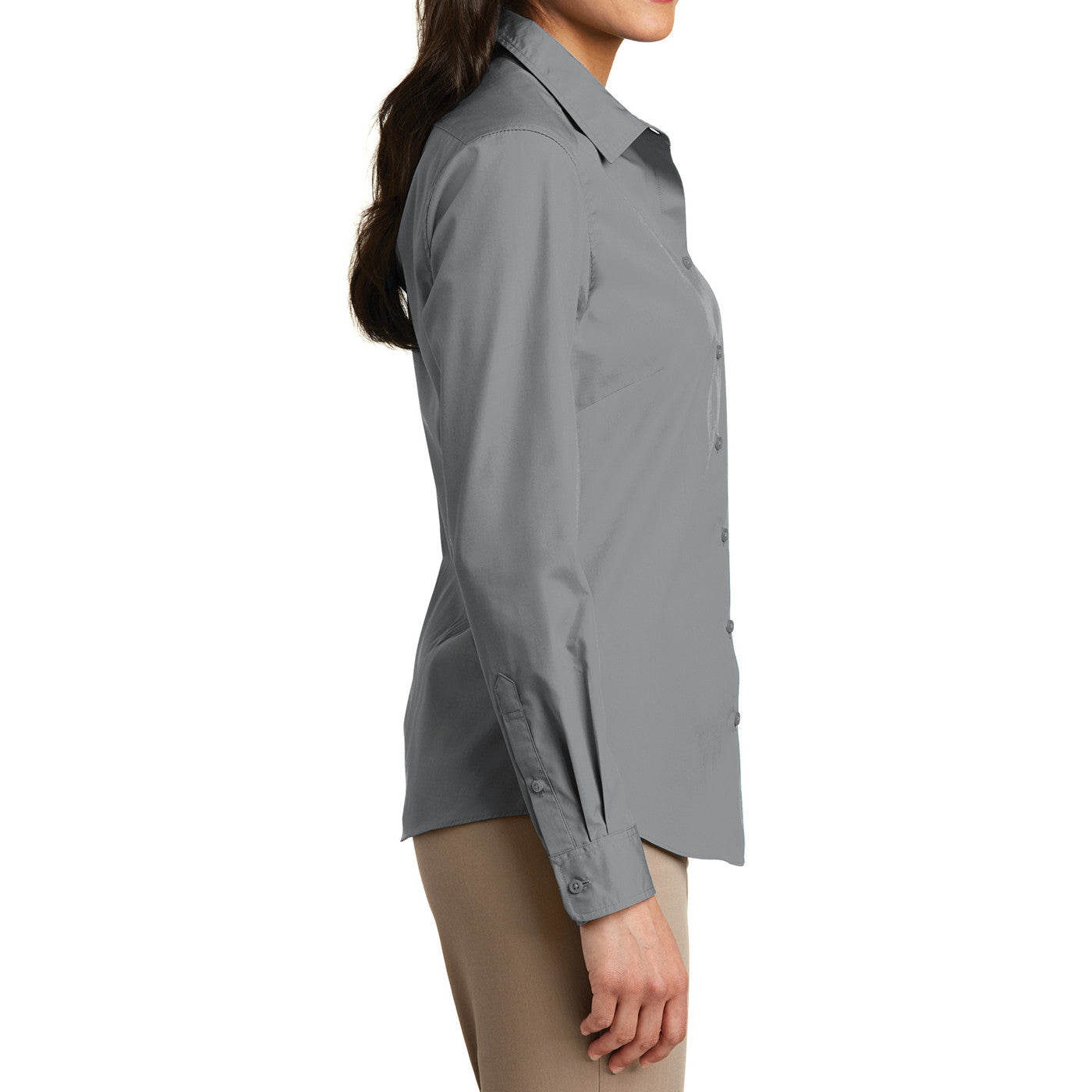Women’s Long Sleeve Carefree Poplin Shirt