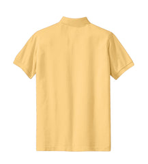 Mafoose Women's Heavyweight Cotton Pique Polo Shirt Yellow-Back
