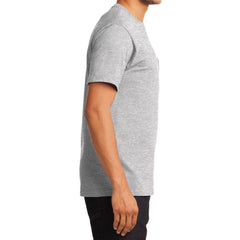 Men's Essential T Shirt with Pocket Ash