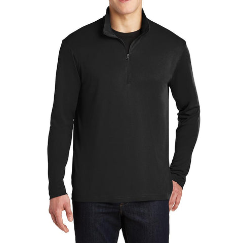 PosiCharge Competitor Cadet Collar 1/4-Zip Pullover Black