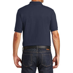 Mafoose Men's Core Blend Jersey Knit Pocket Polo Shirt Deep Navy