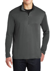 PosiCharge Competitor Cadet Collar 1/4-Zip Pullover Iron Grey