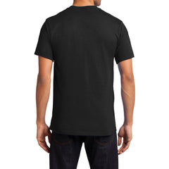Men's Essential T Shirt with Pocket Jet Black