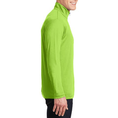 PosiCharge Competitor Cadet Collar 1/4-Zip Pullover Lime Shock