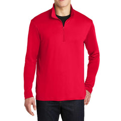 PosiCharge Competitor Cadet Collar 1/4-Zip Pullover True Red