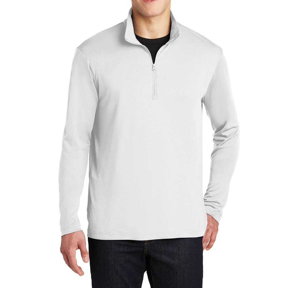 PosiCharge Competitor Cadet Collar 1/4-Zip Pullover White