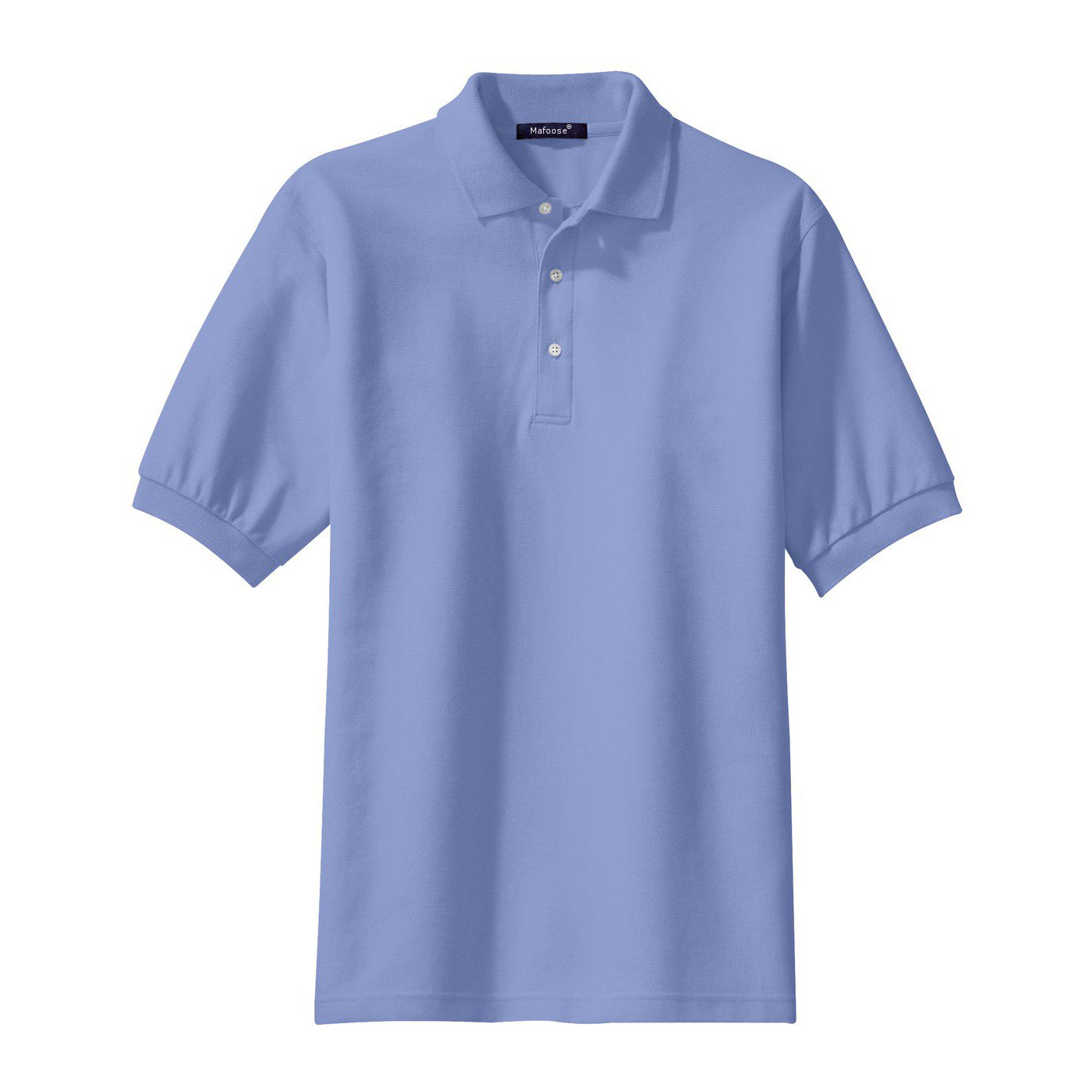 Mafoose Men's 100% Pima Cotton Polo Shirt Blueberry-Front