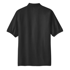 Mafoose Men's Silk Touch Polo with Pocket Black-Back