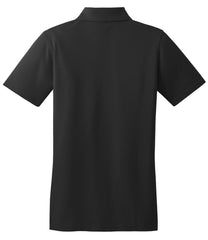 Mafoose Women's Stain Resistant Polo Shirt Black-Back