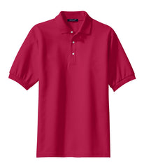 Mafoose Men's 100% Pima Cotton Polo Shirt Red-Front