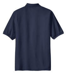 Mafoose Men's Silk Touch Polo with Pocket Navy-Back