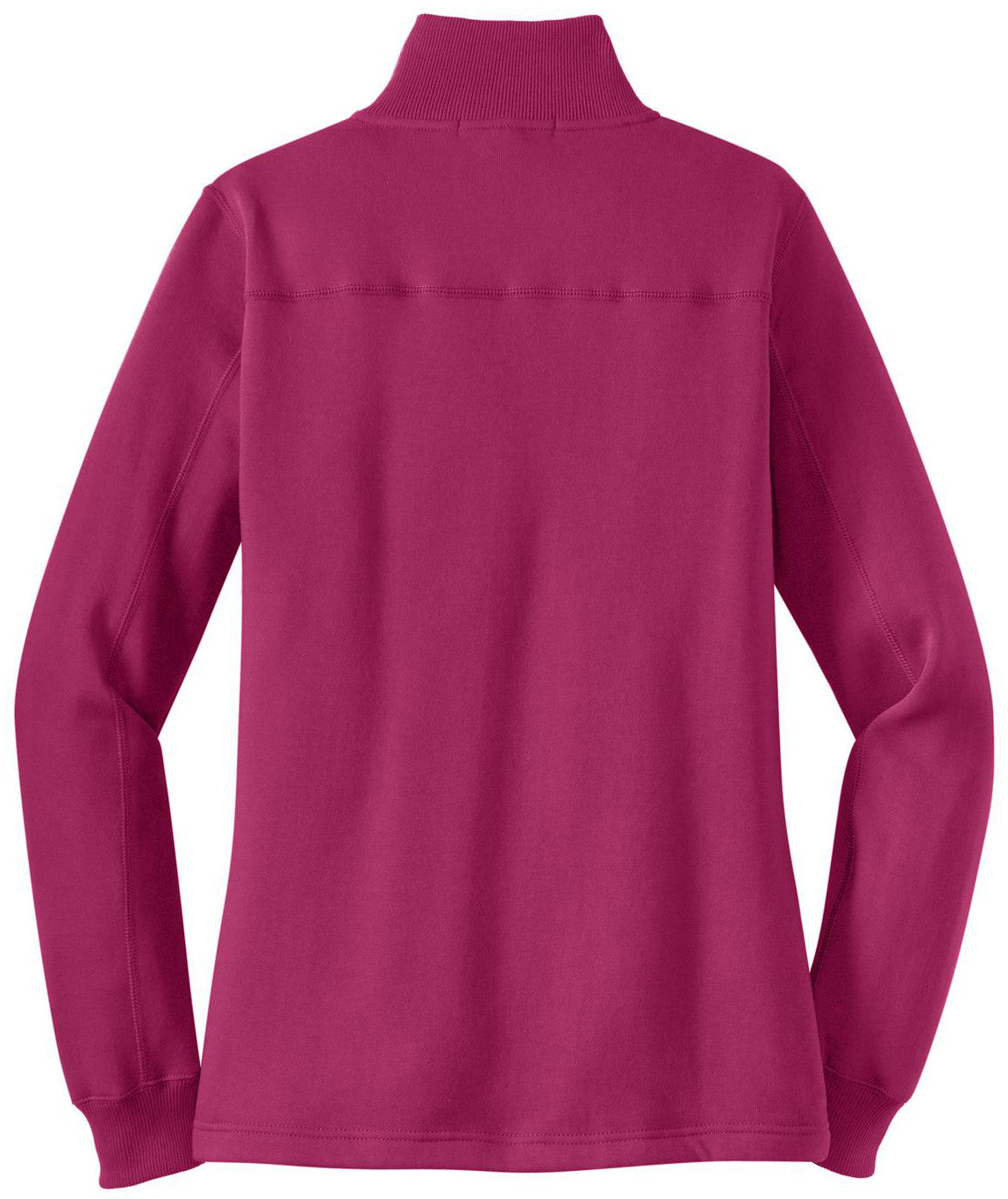 Mafoose Women's 1/4 Zip Sweatshirt Pink Rush-Back