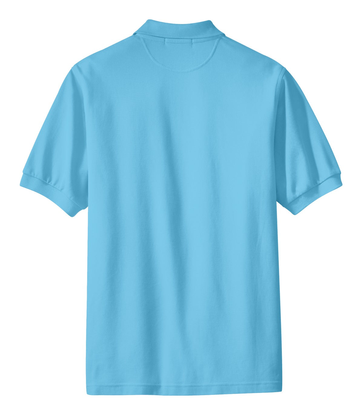 Mafoose Men's 100% Pima Cotton Polo Shirt Blue Surf-Back