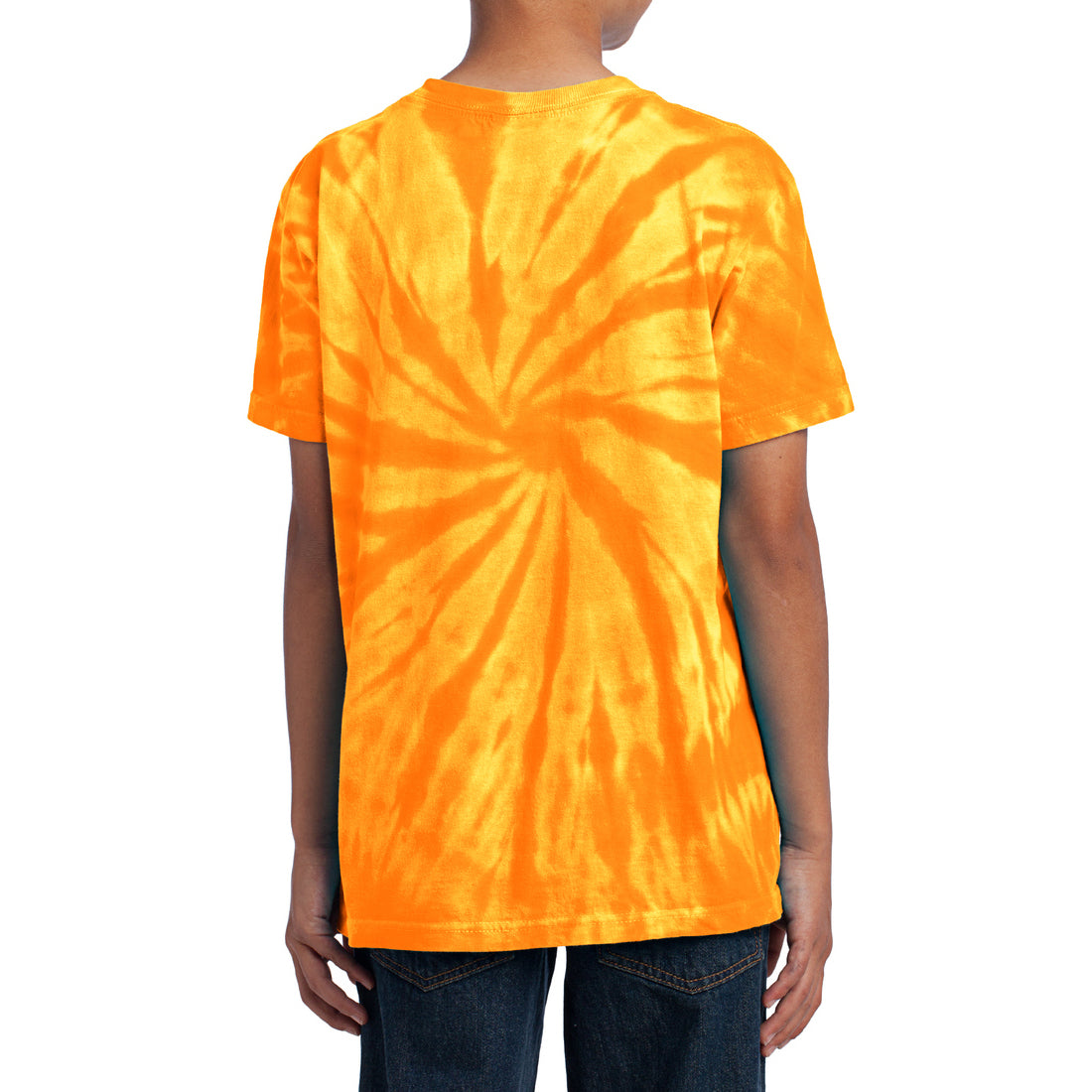 Youth Tie-Dye Tee - Gold