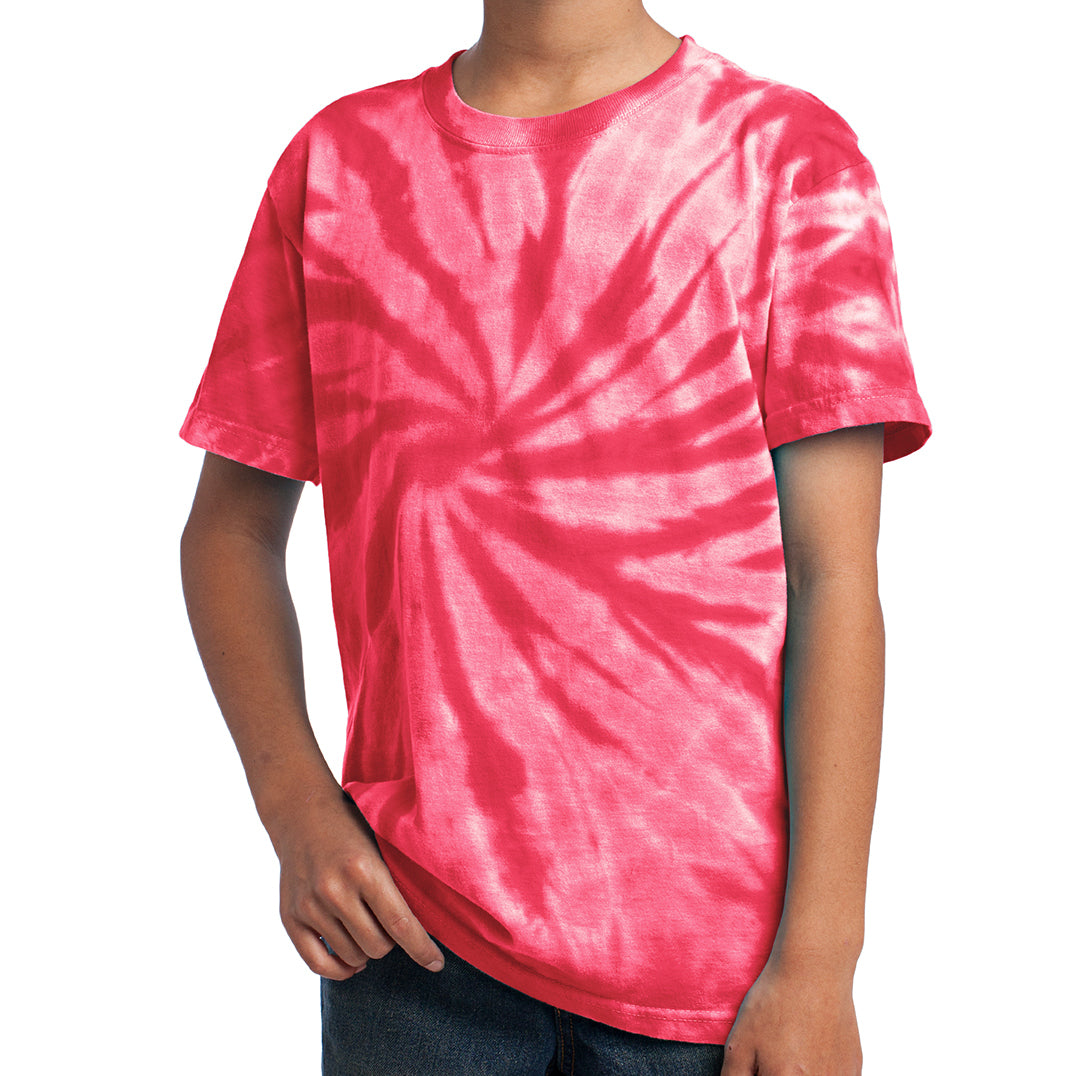 Youth Tie-Dye Tee - Red