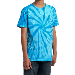 Youth Tie-Dye Tee - Turquoise