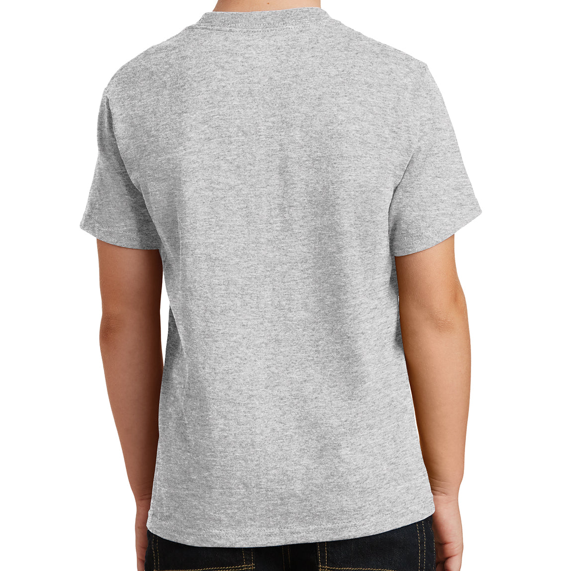 Youth Core Cotton Tee - Ash