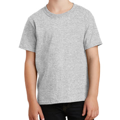 Youth Core Cotton Tee - Ash
