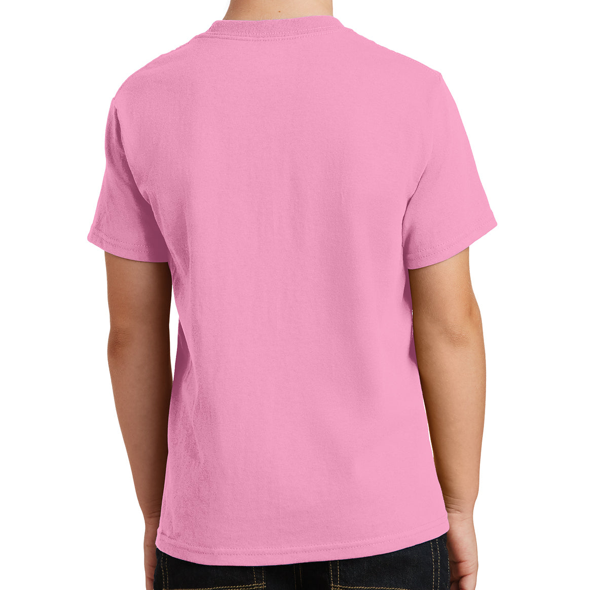 Youth Core Cotton Tee - Candy Pink